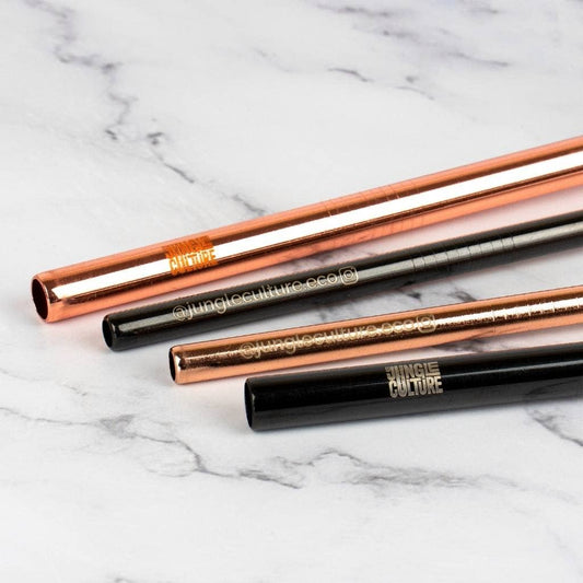 Stainless Steel Straws, Metal Drinking Straws (Singular): Rainbow / 6mm