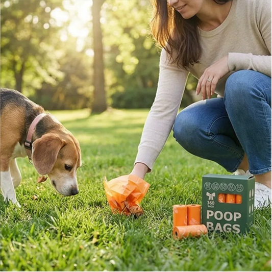 Poop Bags- Eco-Friendly, Thick (360 count)