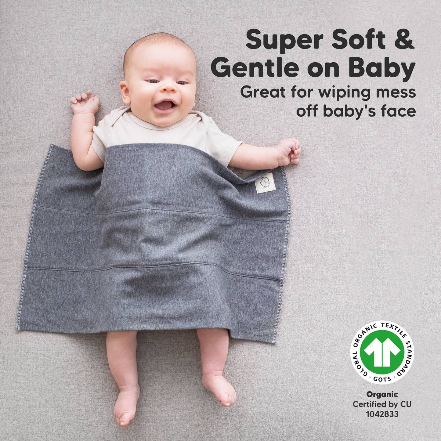 KeaBabies - KeaBabies 6-Pack Shea Burp Cloths