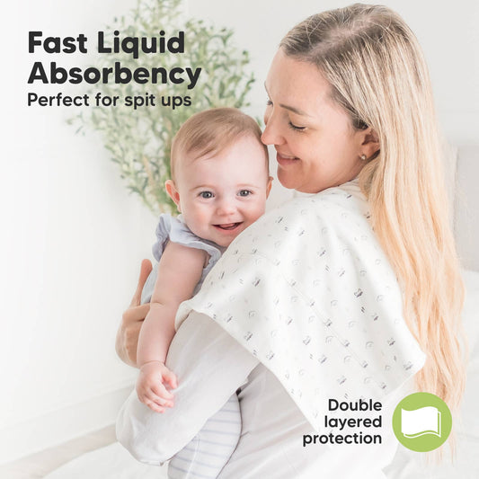 KeaBabies - KeaBabies 6-Pack Shea Burp Cloths