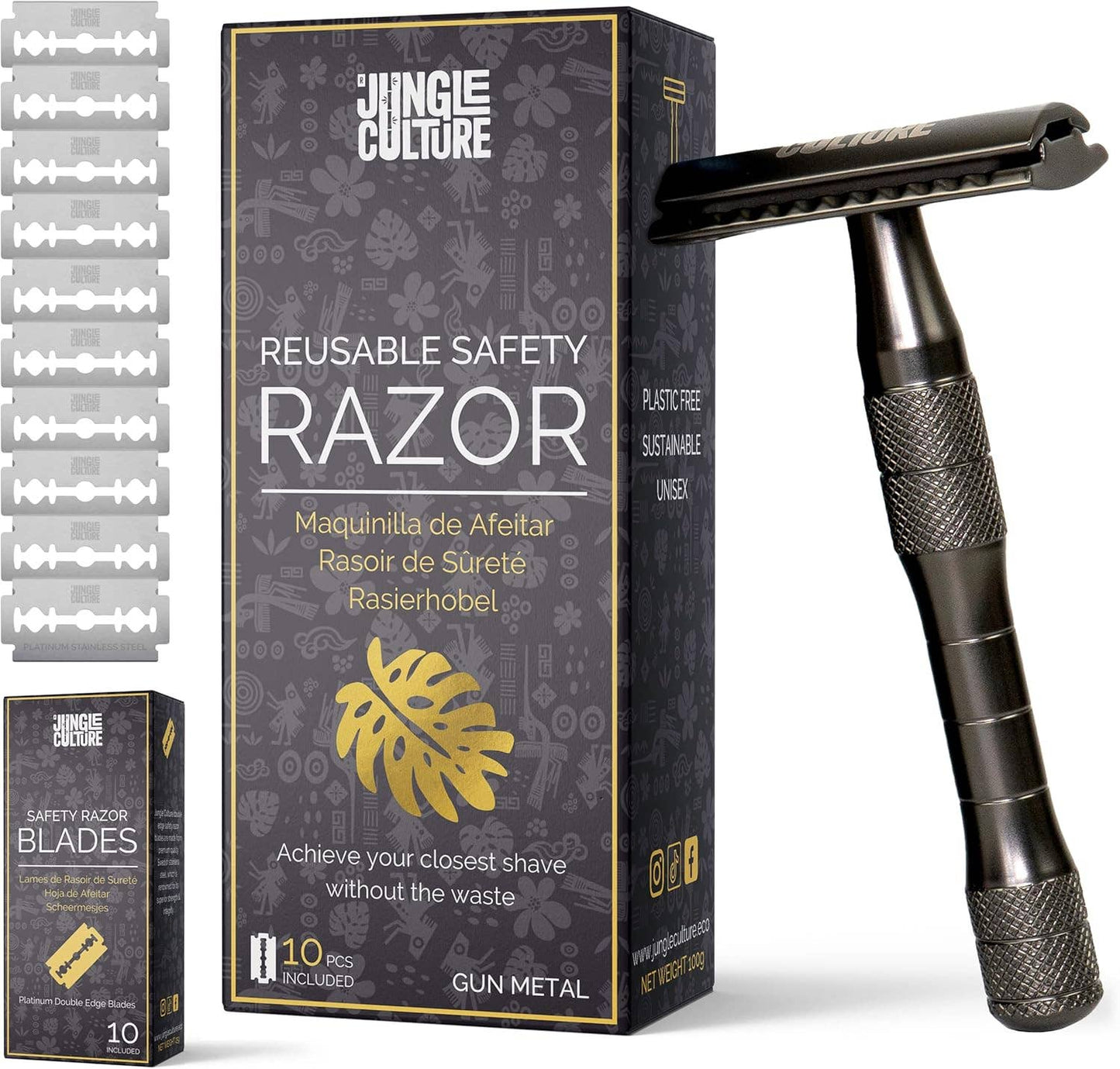 Reusable Safety Razor (5 year Warranty)