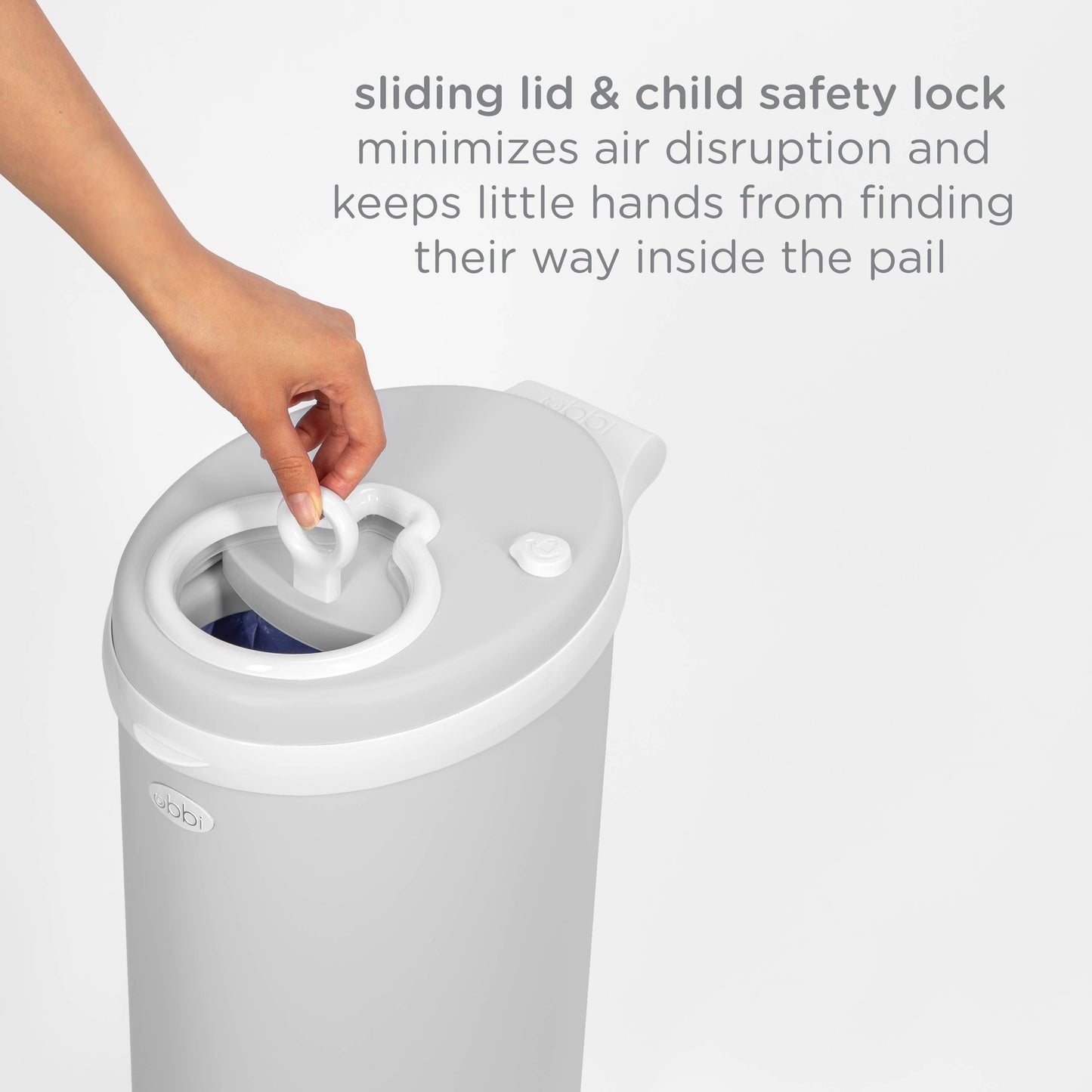 Ubbi - Gray Diaper Pail