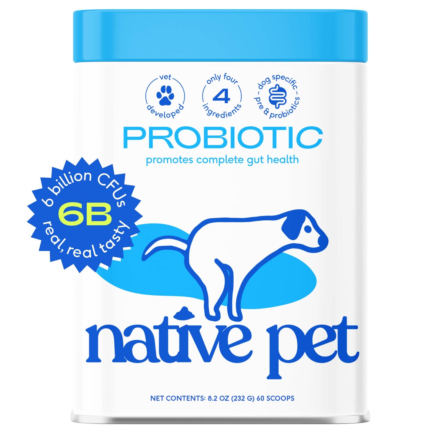 Native Pet Probiotic & Prebiotic Powder Supplement