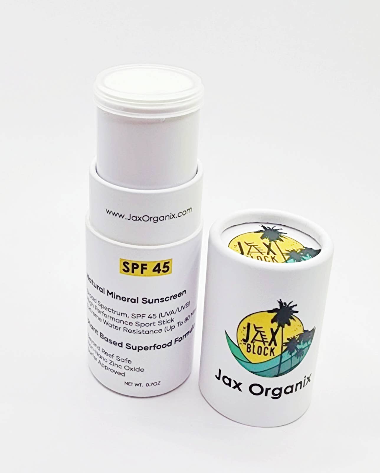 Sunscreen Stick Chemical Free, Organic, SPF 45