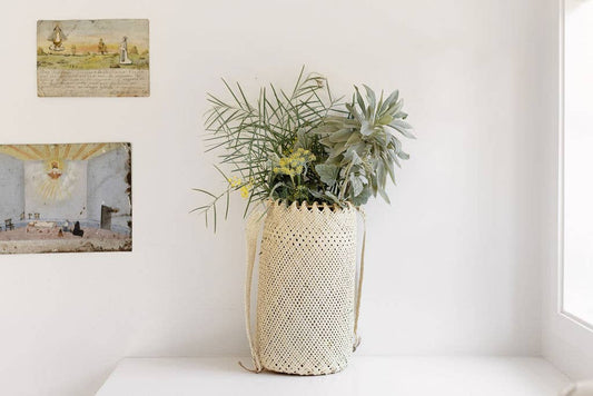 Artisanal Hanging Storage Basket