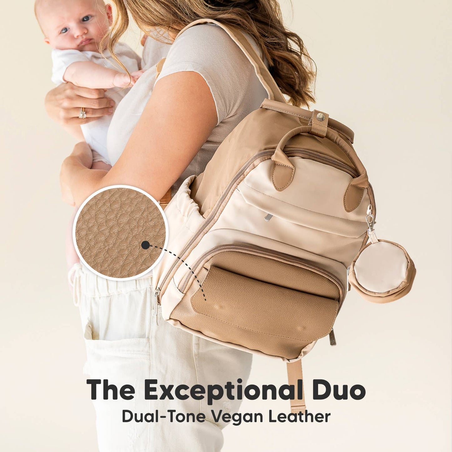KeaBabies Play Diaper Bag Backpack, Baby Bag with Changing Pad