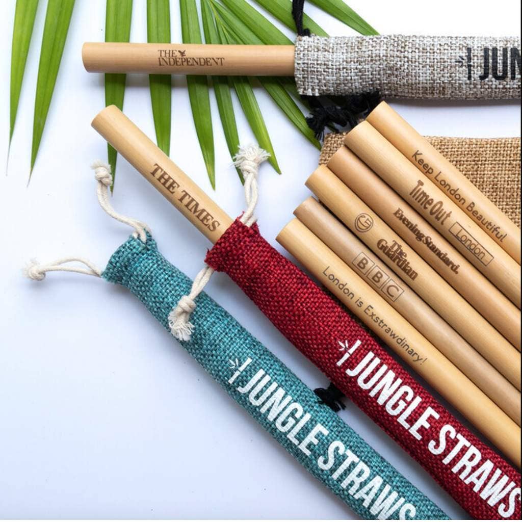 Bamboo Smoothie Straws - Thick Reusable Straws
