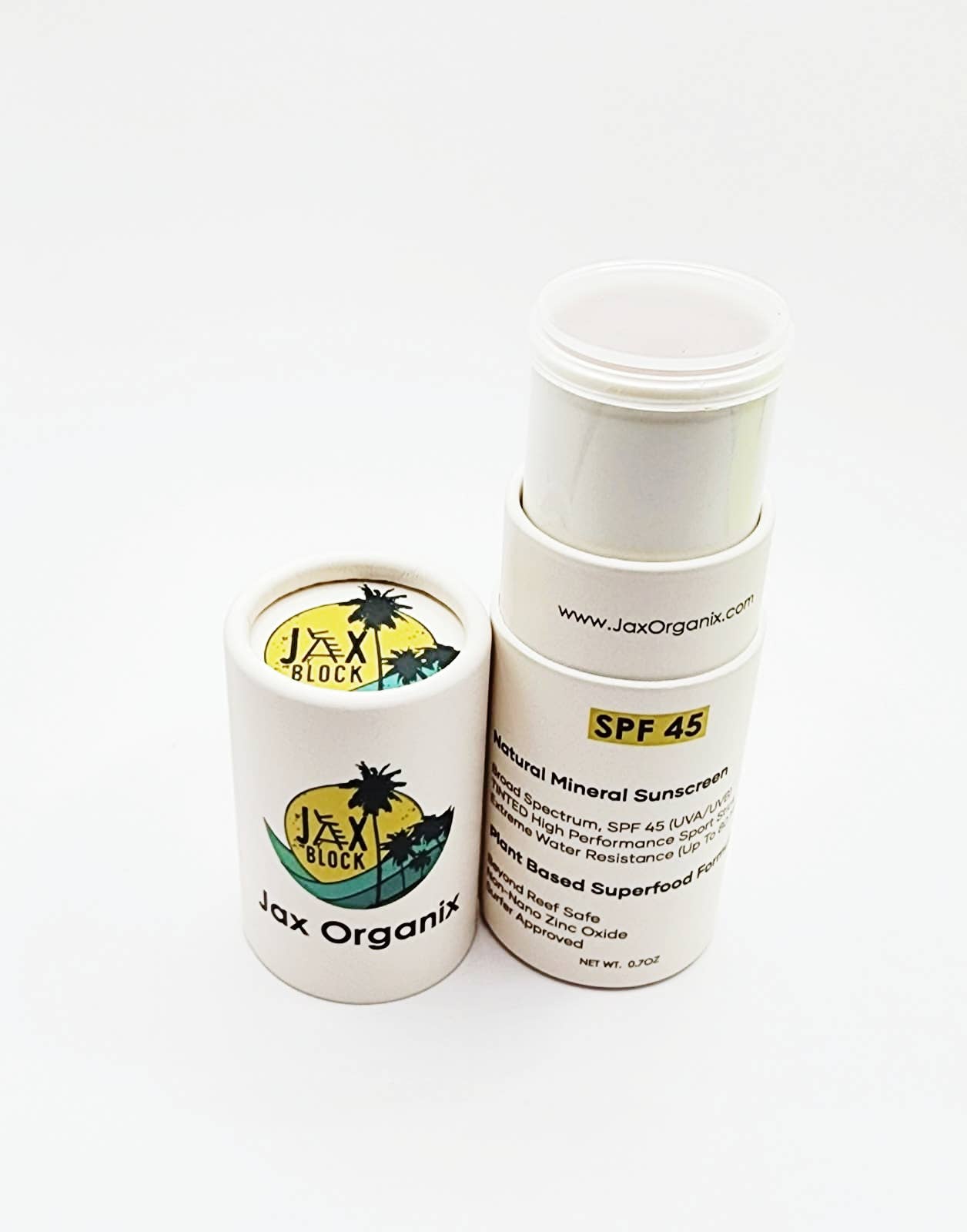 Sunscreen Stick Chemical Free, Organic, SPF 45
