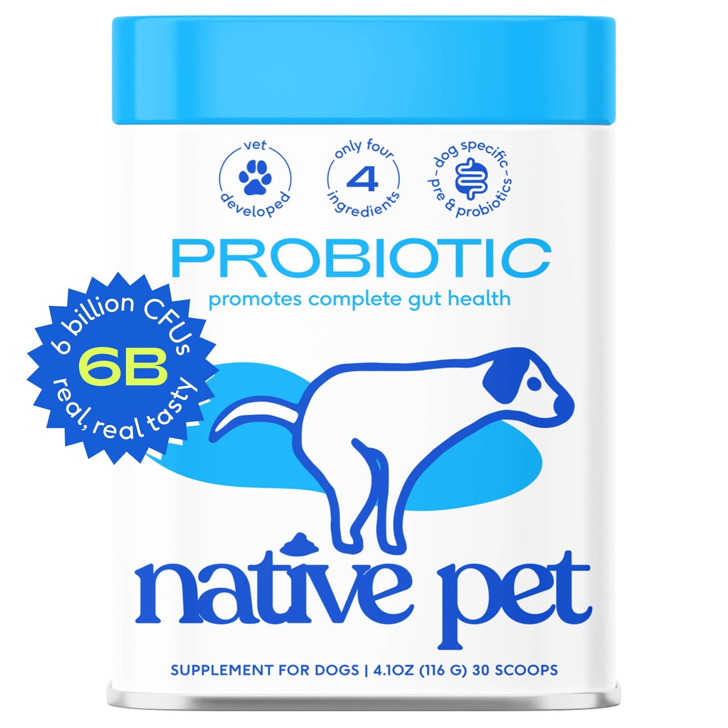 Native Pet Probiotic & Prebiotic Powder Supplement