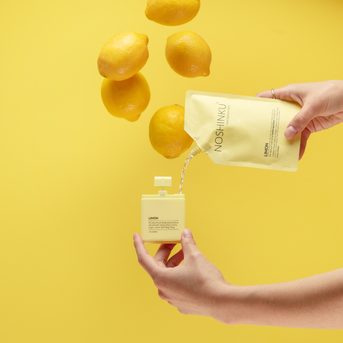 Pocket Hand Sanitizer - Refillable, Moisturizing