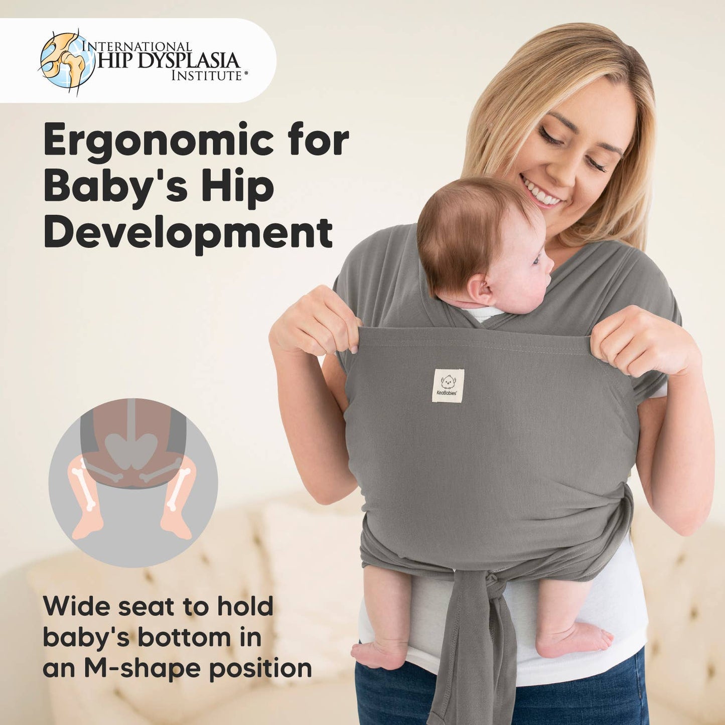 KeaBabies D-Lite Wrap Carrier