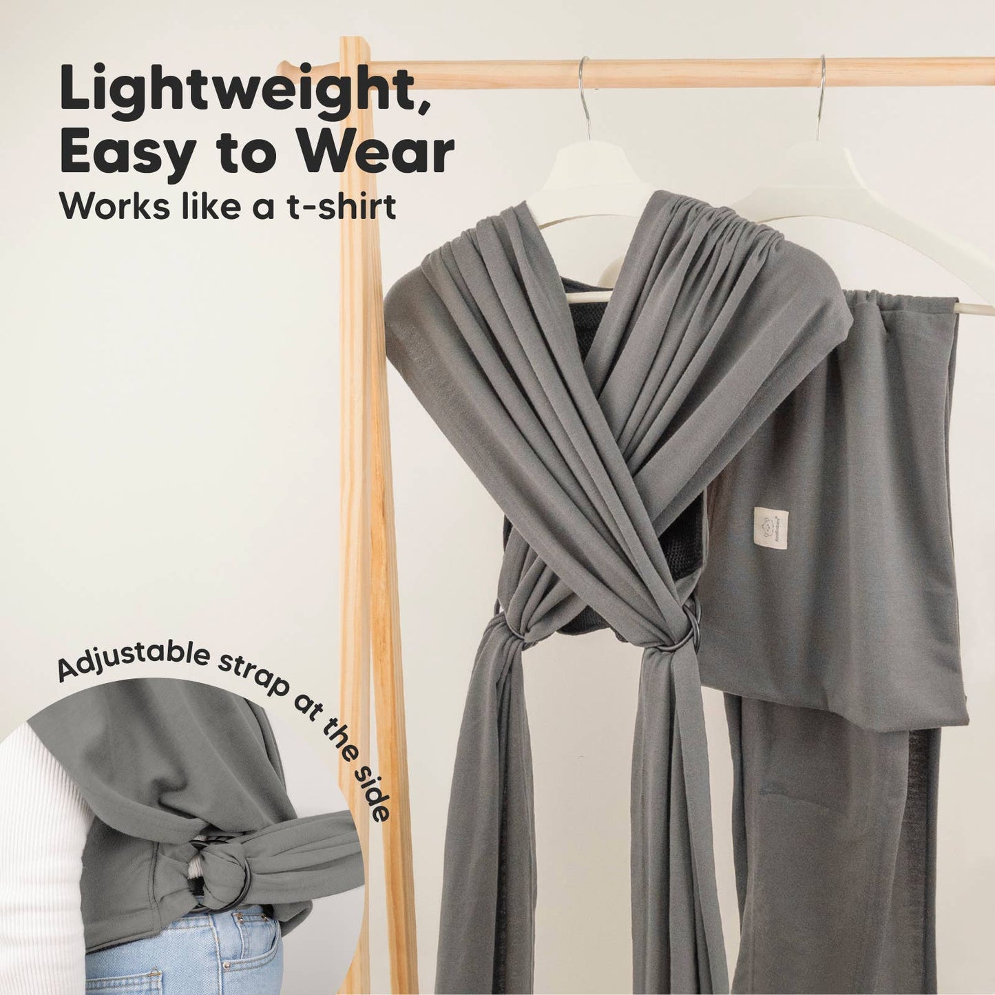 KeaBabies Original Baby Wrap Carrier