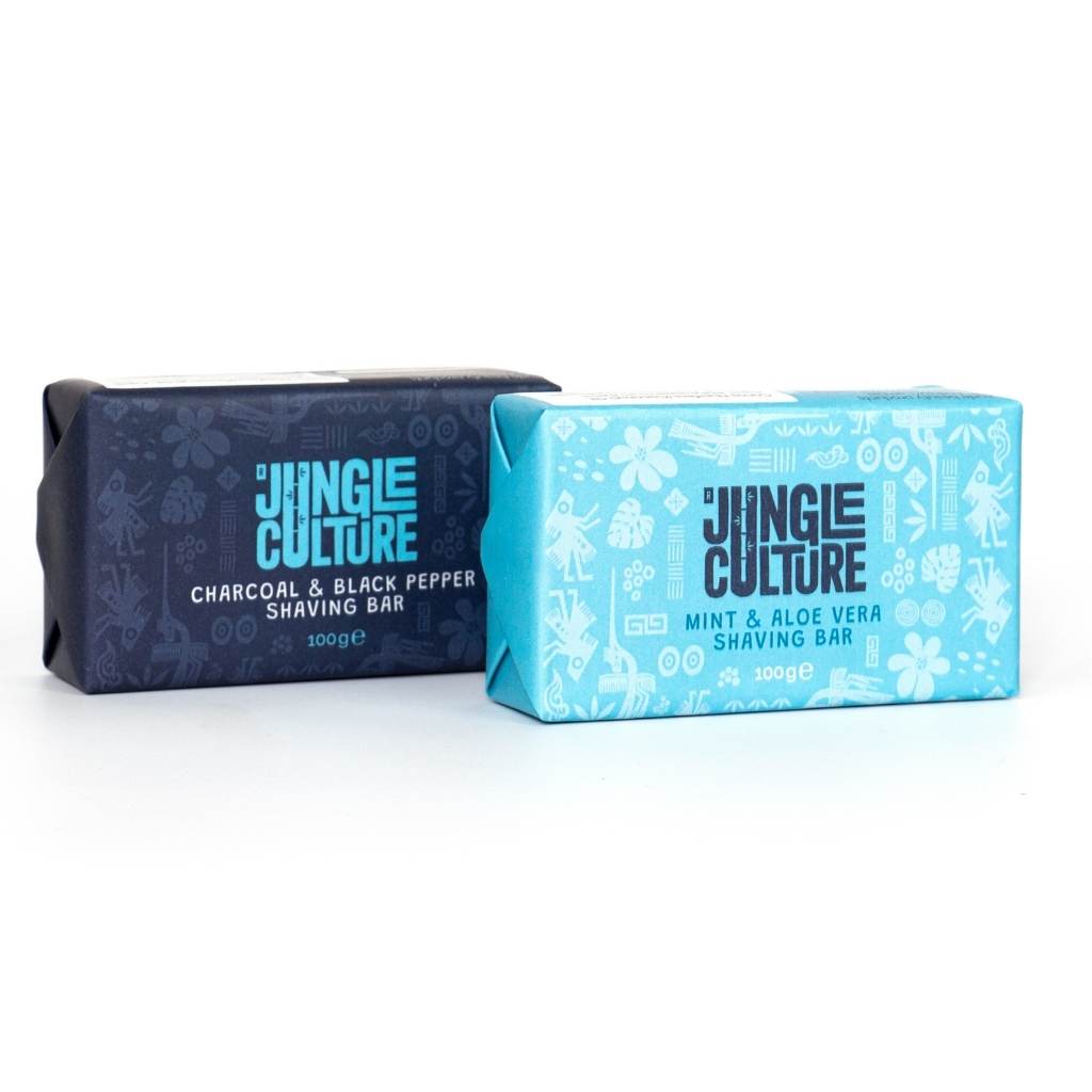 Shaving Soap Bar - Zero Waste Solid Shaving Cream, Gel, Foam: Aloe Vera & Soothing Mint
