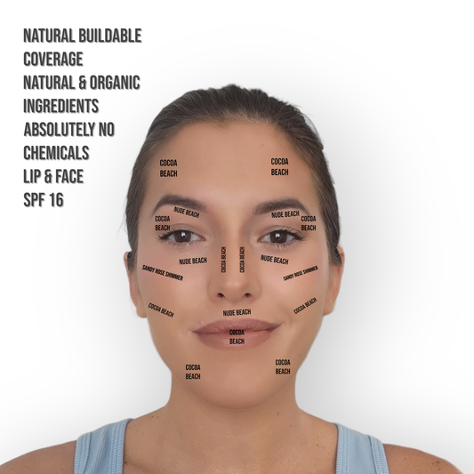 Lip & Face Balm Stick SPF 16: Tinted