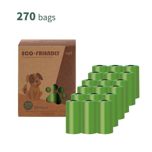 Poop Bags- Eco-friendly, extra thick, large (270 count)