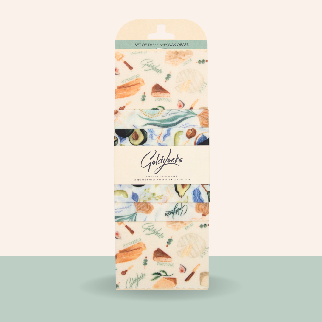 Beeswax Reusable Food Wraps: Sets of 3