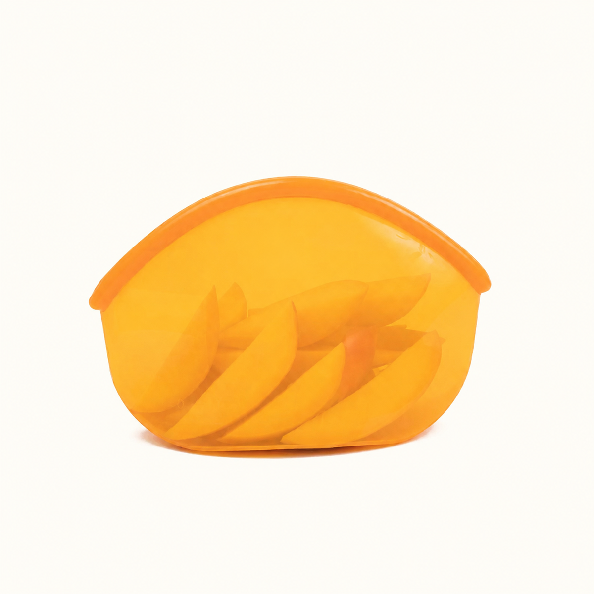 Reusable Silicone Storage Bag – Amber (900ml)