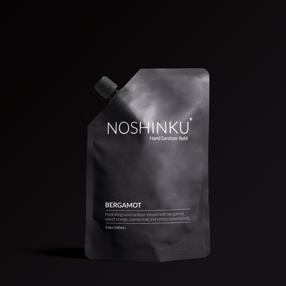 Nourishing Sanitizer Travel Refill Pouch- Bergamot-Cypress