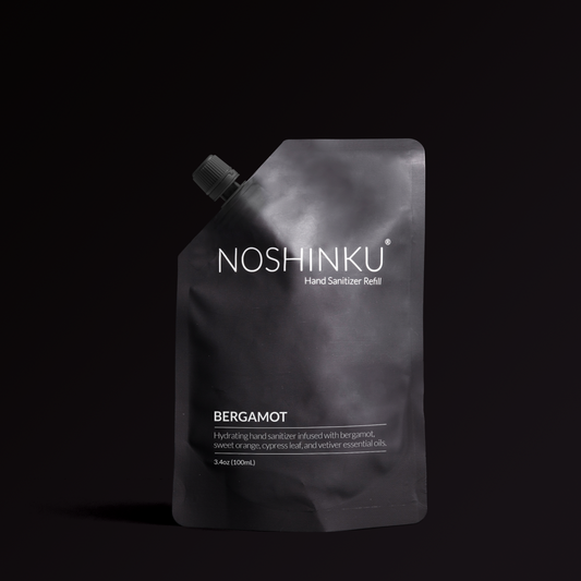 Nourishing Sanitizer Travel Refill Pouch- Bergamot-Cypress