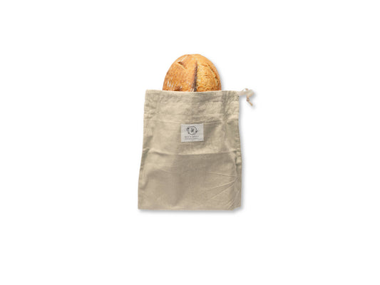 Beeswax Lined Artisan Bread Bag- Natural