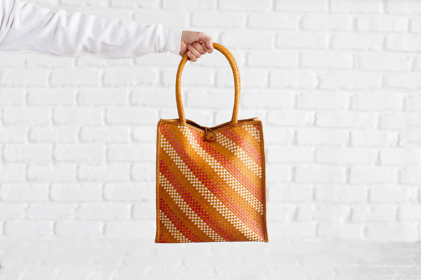 Artisanal Handwoven Sunday Market Tote