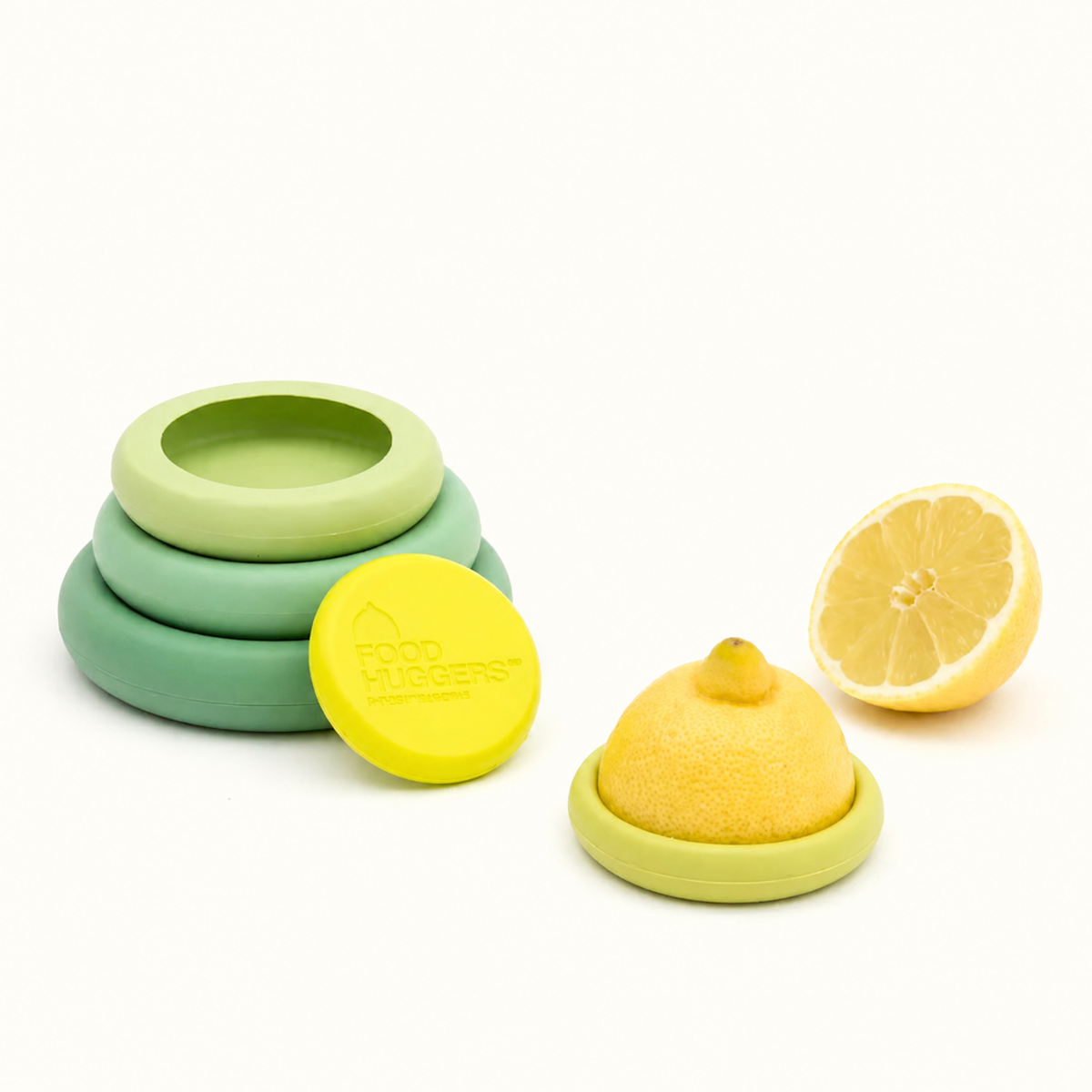 Reusable Silicone Food Savers – Sage Green (Set of 5)